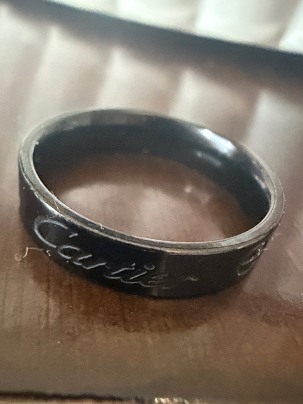 Inspired Black Script Band